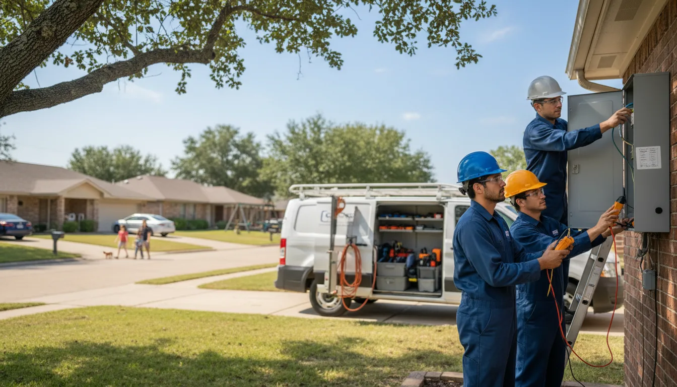 Certified electrician providing emergency electrical services in Dodgeville, MI